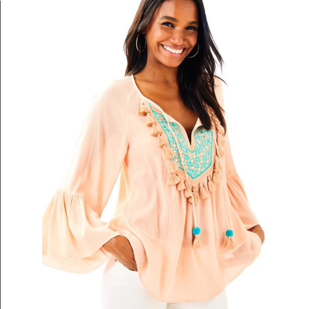 Lilly Pulitzer Shandy top sandstone